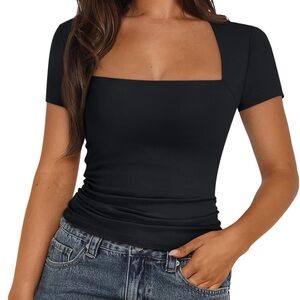Amazon square neck top